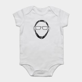 Bearded Glasses Baby Bodysuit